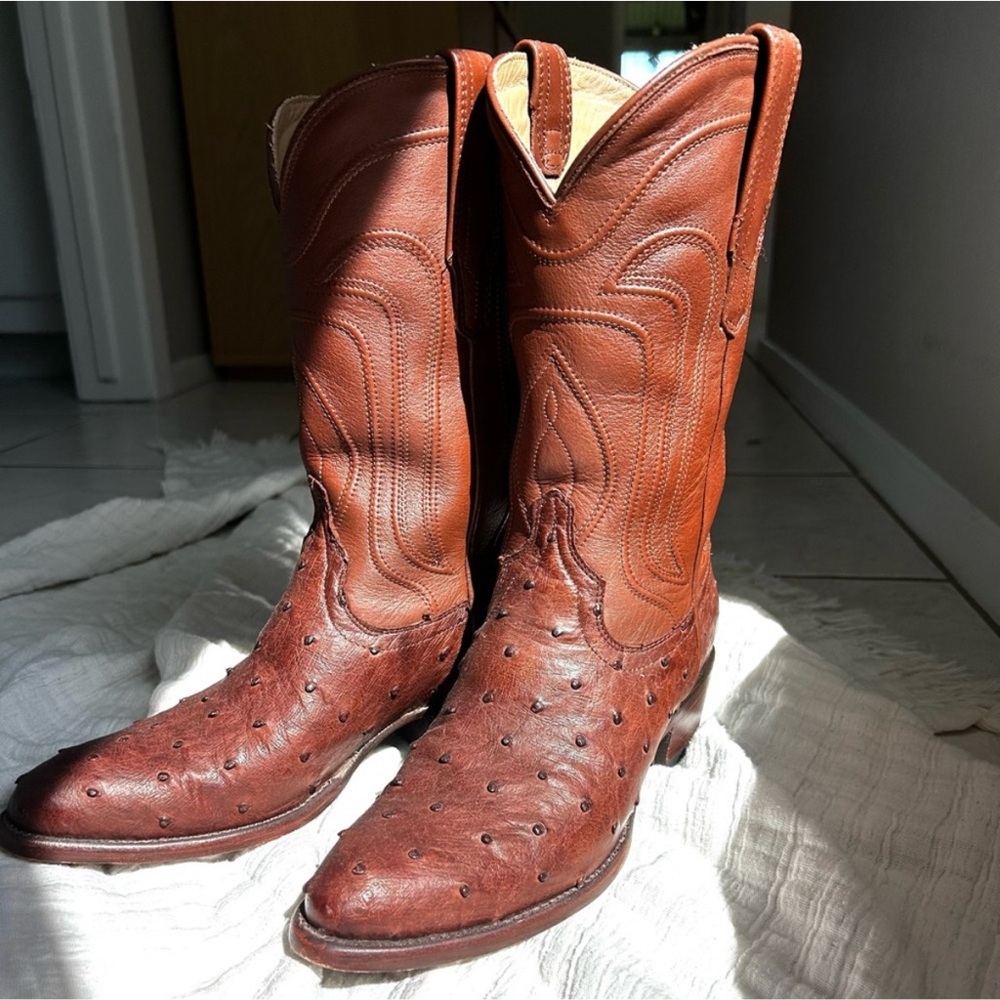 Tecovas Brown Leather Cowboy Boots